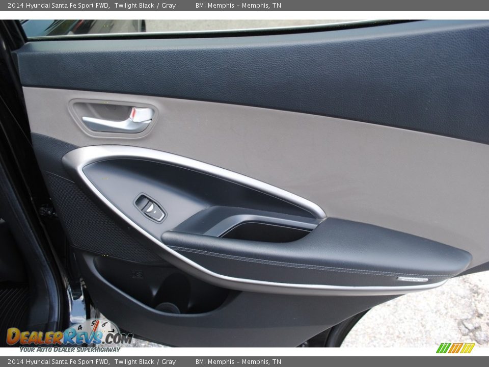 2014 Hyundai Santa Fe Sport FWD Twilight Black / Gray Photo #24
