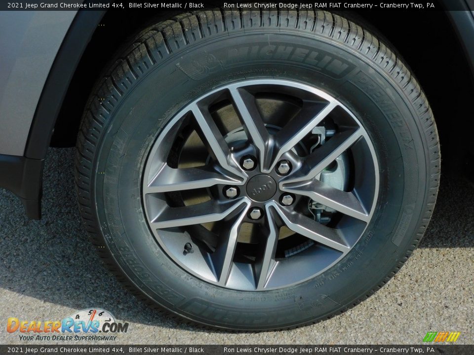 2021 Jeep Grand Cherokee Limited 4x4 Billet Silver Metallic / Black Photo #10