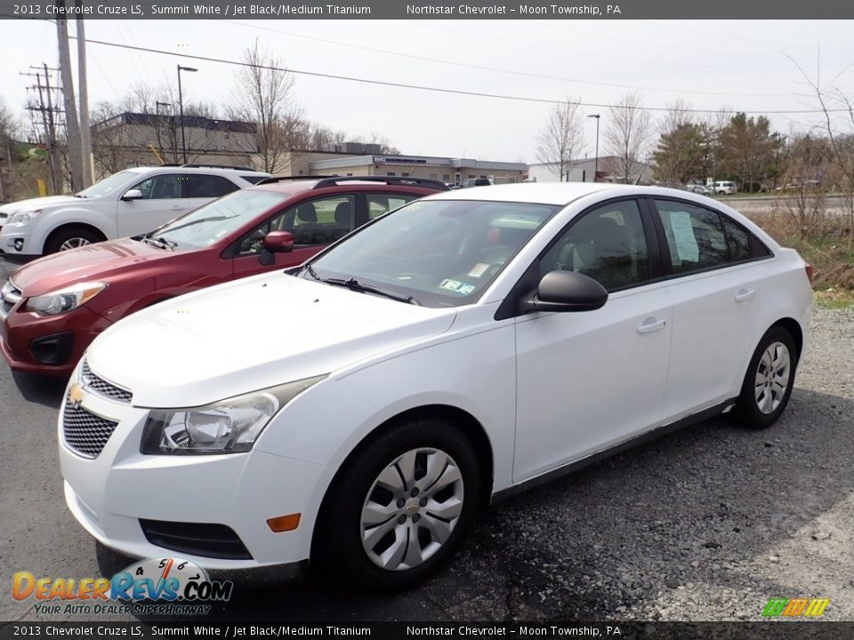 2013 Chevrolet Cruze LS Summit White / Jet Black/Medium Titanium Photo #1