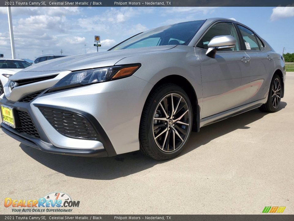 2021 Toyota Camry SE Celestial Silver Metallic / Black Photo #2