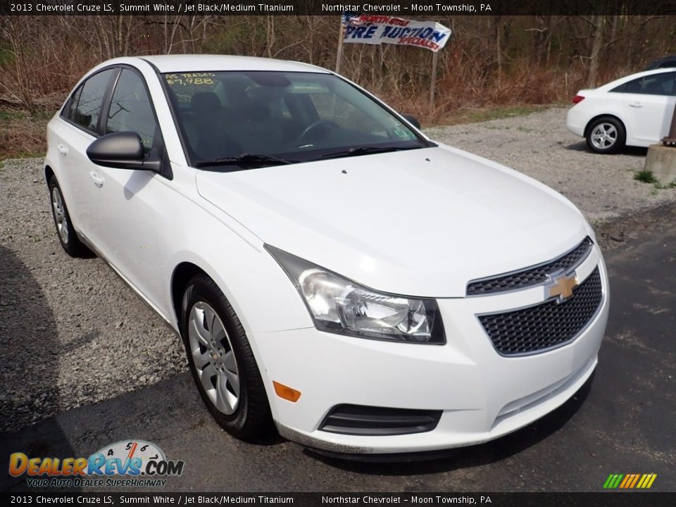 2013 Chevrolet Cruze LS Summit White / Jet Black/Medium Titanium Photo #5