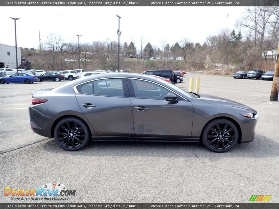 2021 Mazda Mazda3 Premium Plus Sedan AWD Machine Gray Metallic / Black Photo #1