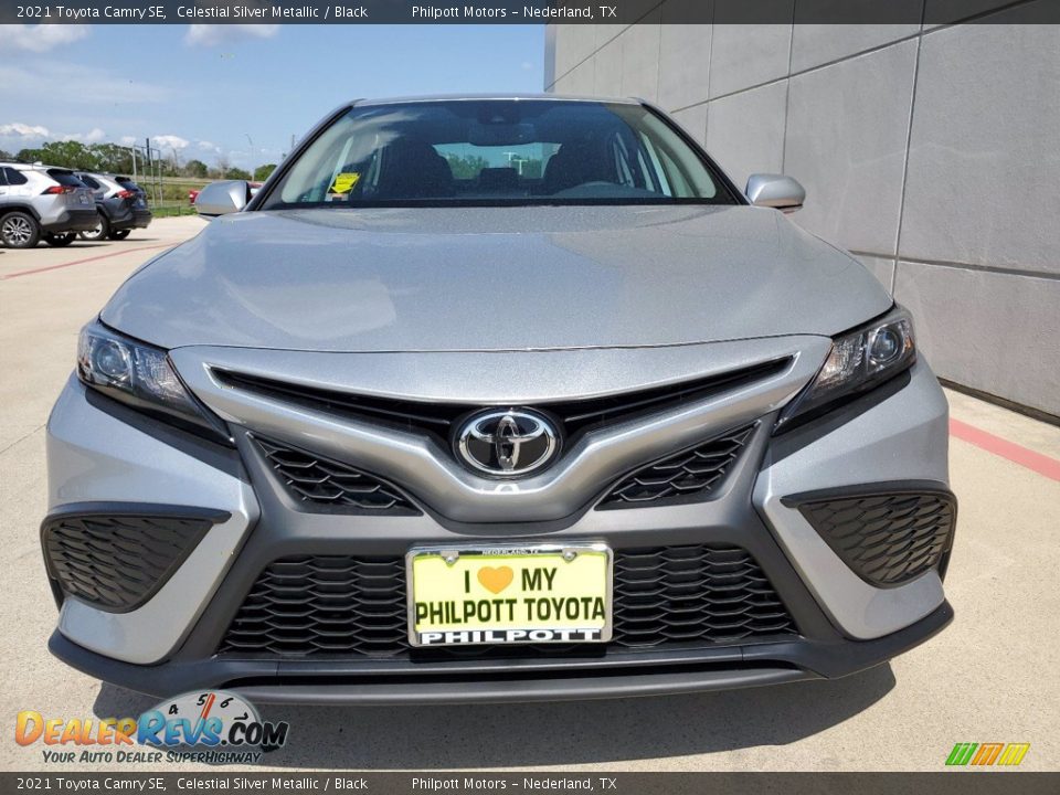 2021 Toyota Camry SE Celestial Silver Metallic / Black Photo #9