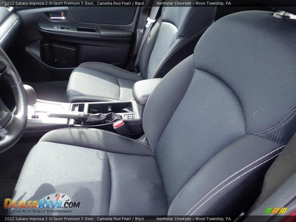 2012 Subaru Impreza 2.0i Sport Premium 5 Door Camellia Red Pearl / Black Photo #8