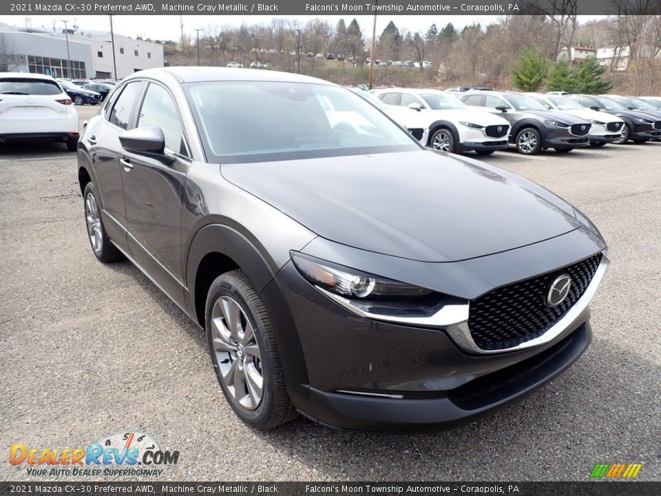 2021 Mazda CX-30 Preferred AWD Machine Gray Metallic / Black Photo #3