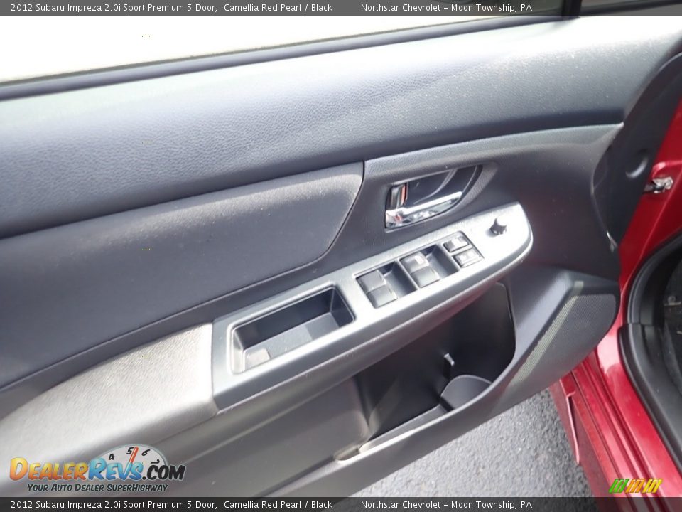2012 Subaru Impreza 2.0i Sport Premium 5 Door Camellia Red Pearl / Black Photo #11