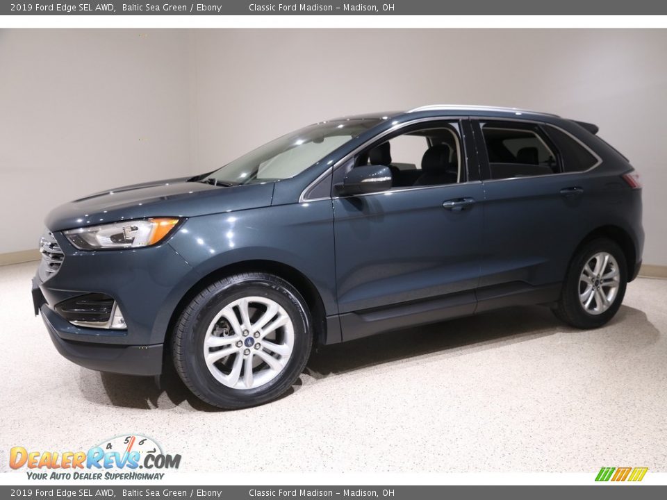 2019 Ford Edge SEL AWD Baltic Sea Green / Ebony Photo #3