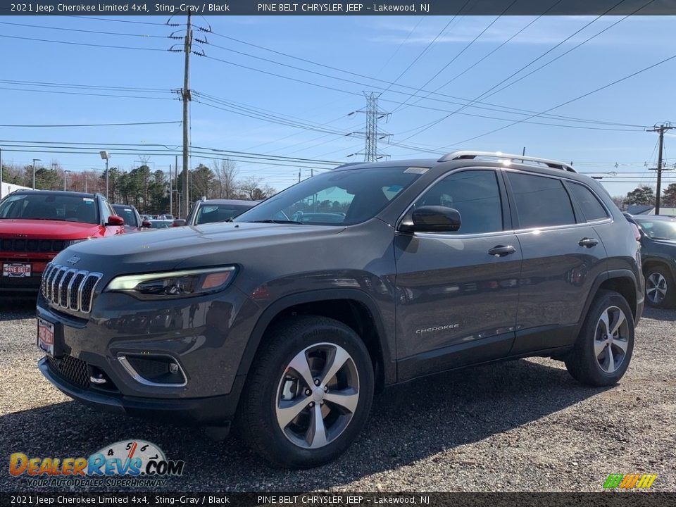 2021 Jeep Cherokee Limited 4x4 Sting-Gray / Black Photo #1