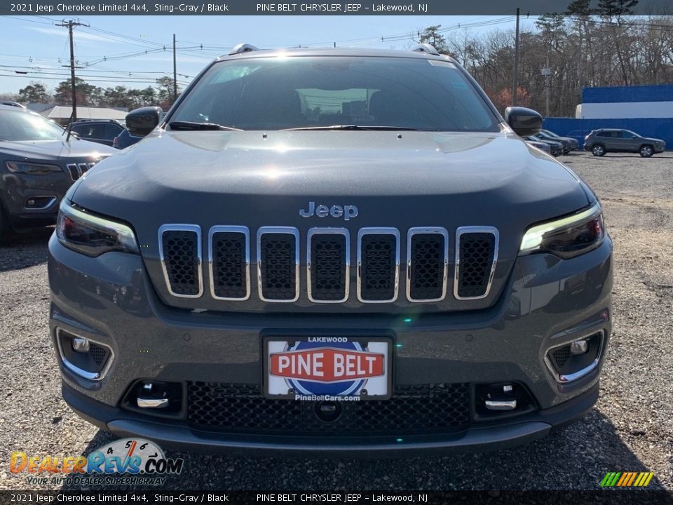 2021 Jeep Cherokee Limited 4x4 Sting-Gray / Black Photo #3