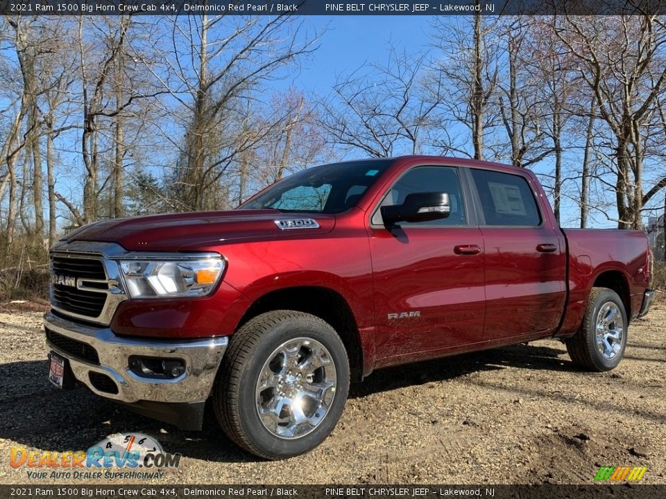 2021 Ram 1500 Big Horn Crew Cab 4x4 Delmonico Red Pearl / Black Photo #1