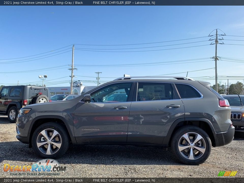 2021 Jeep Cherokee Limited 4x4 Sting-Gray / Black Photo #4