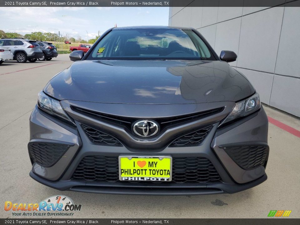 2021 Toyota Camry SE Predawn Gray Mica / Black Photo #9