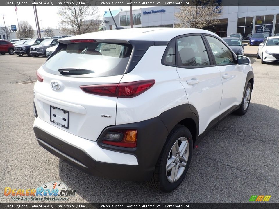 2021 Hyundai Kona SE AWD Chalk White / Black Photo #2