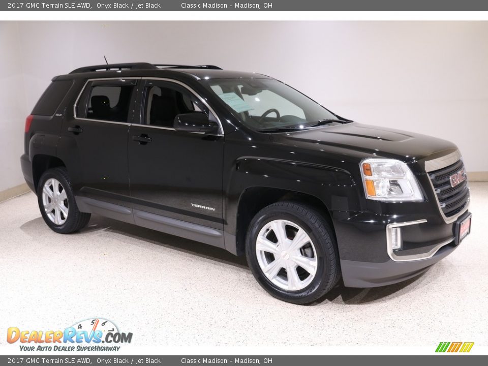 2017 GMC Terrain SLE AWD Onyx Black / Jet Black Photo #1