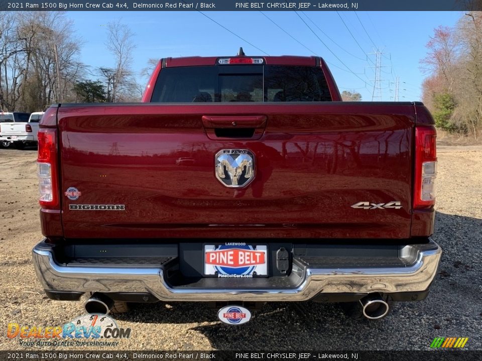 2021 Ram 1500 Big Horn Crew Cab 4x4 Delmonico Red Pearl / Black Photo #7