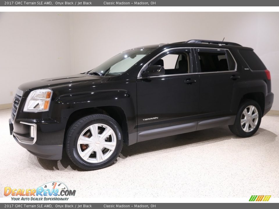 2017 GMC Terrain SLE AWD Onyx Black / Jet Black Photo #3