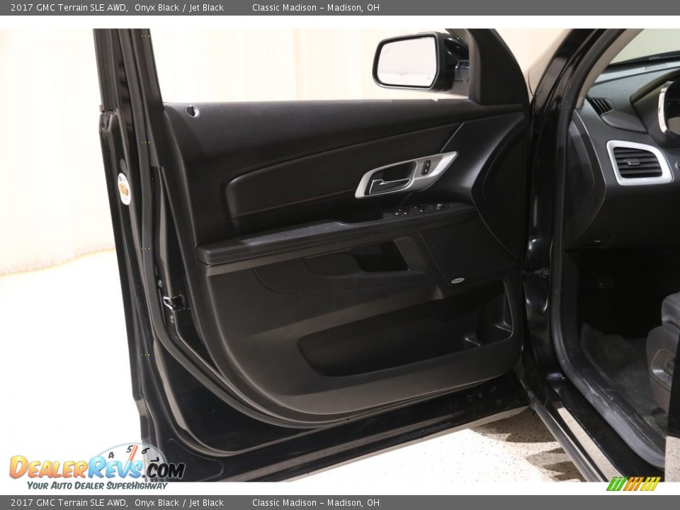 2017 GMC Terrain SLE AWD Onyx Black / Jet Black Photo #4