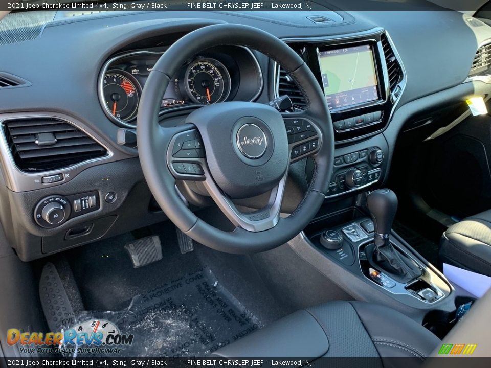 2021 Jeep Cherokee Limited 4x4 Sting-Gray / Black Photo #12