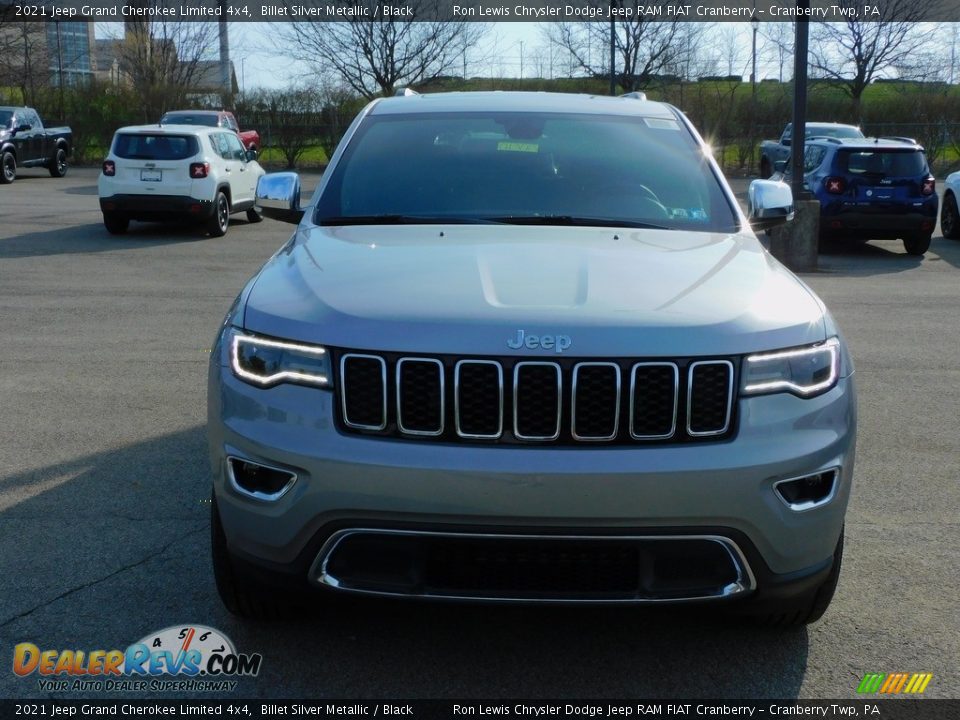 2021 Jeep Grand Cherokee Limited 4x4 Billet Silver Metallic / Black Photo #2