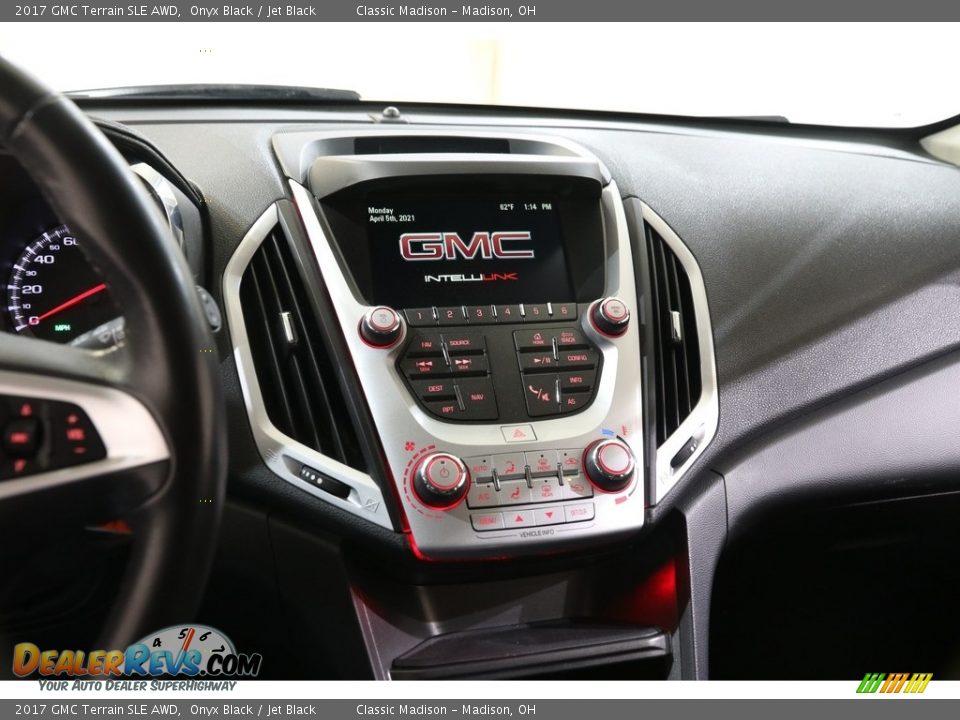 2017 GMC Terrain SLE AWD Onyx Black / Jet Black Photo #9