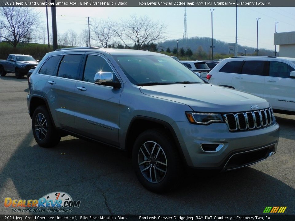 2021 Jeep Grand Cherokee Limited 4x4 Billet Silver Metallic / Black Photo #3