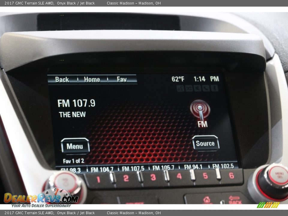 2017 GMC Terrain SLE AWD Onyx Black / Jet Black Photo #10