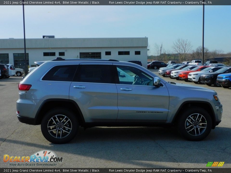 2021 Jeep Grand Cherokee Limited 4x4 Billet Silver Metallic / Black Photo #4