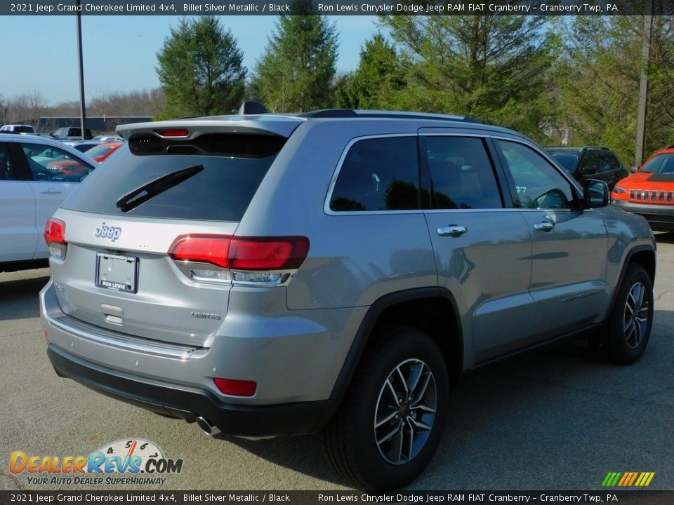 2021 Jeep Grand Cherokee Limited 4x4 Billet Silver Metallic / Black Photo #5