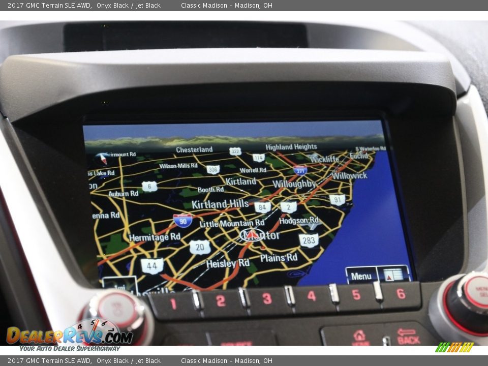 2017 GMC Terrain SLE AWD Onyx Black / Jet Black Photo #12
