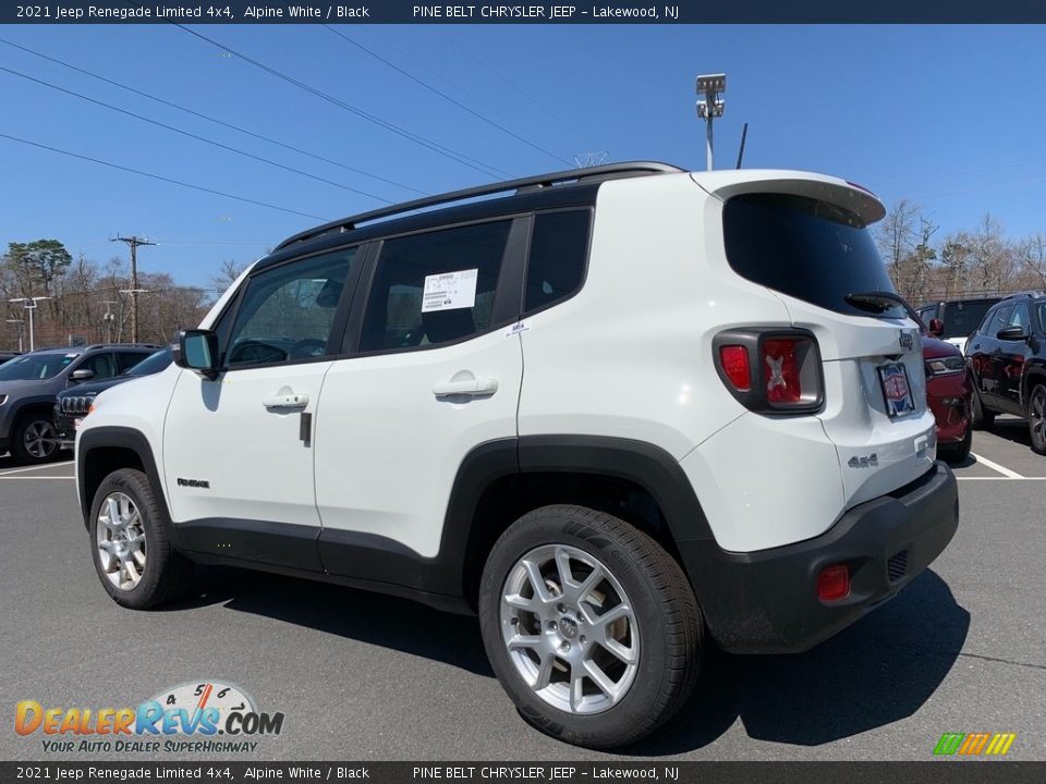 2021 Jeep Renegade Limited 4x4 Alpine White / Black Photo #6