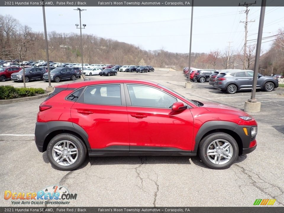 2021 Hyundai Kona SE AWD Pulse Red / Black Photo #1