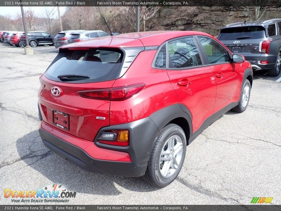 2021 Hyundai Kona SE AWD Pulse Red / Black Photo #2