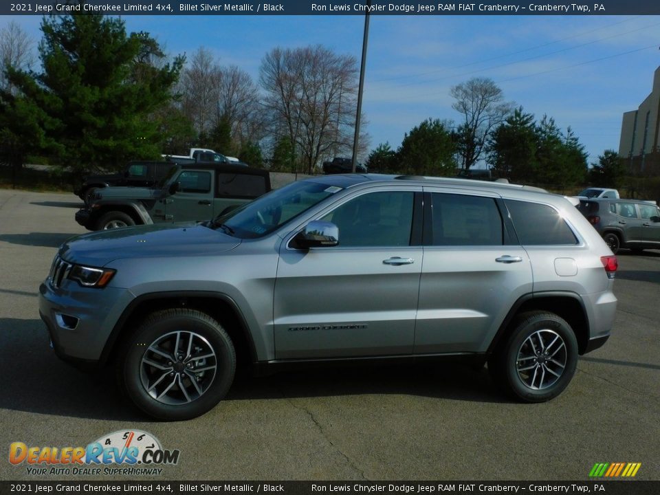 2021 Jeep Grand Cherokee Limited 4x4 Billet Silver Metallic / Black Photo #9