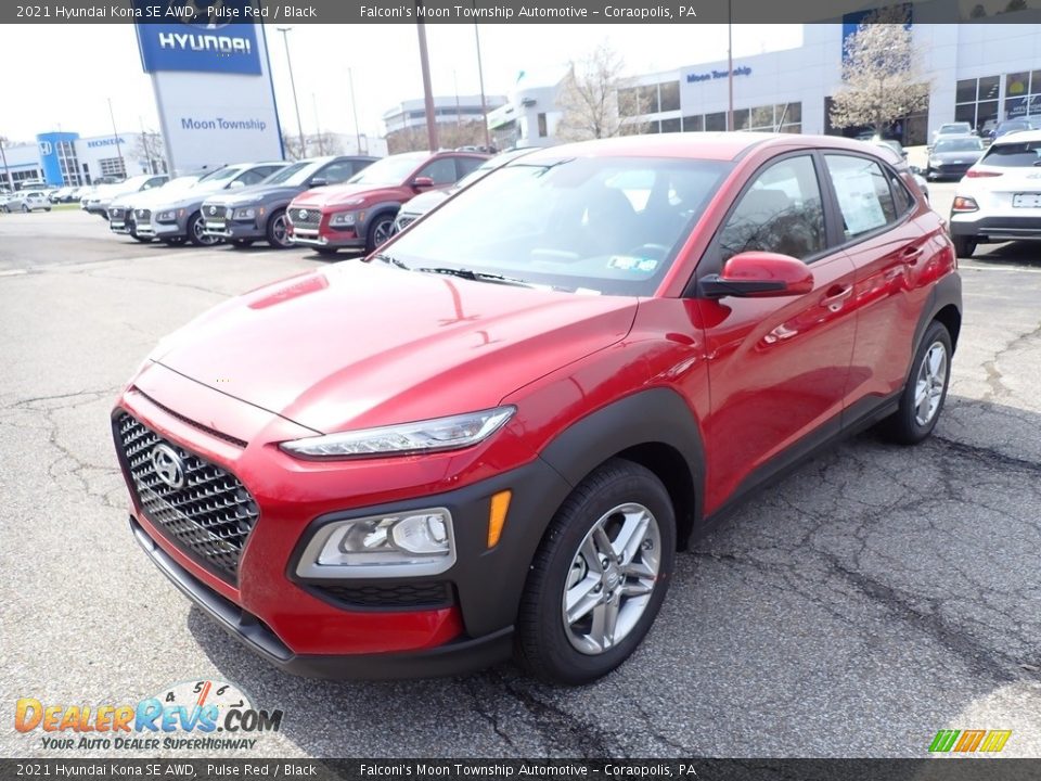 2021 Hyundai Kona SE AWD Pulse Red / Black Photo #5