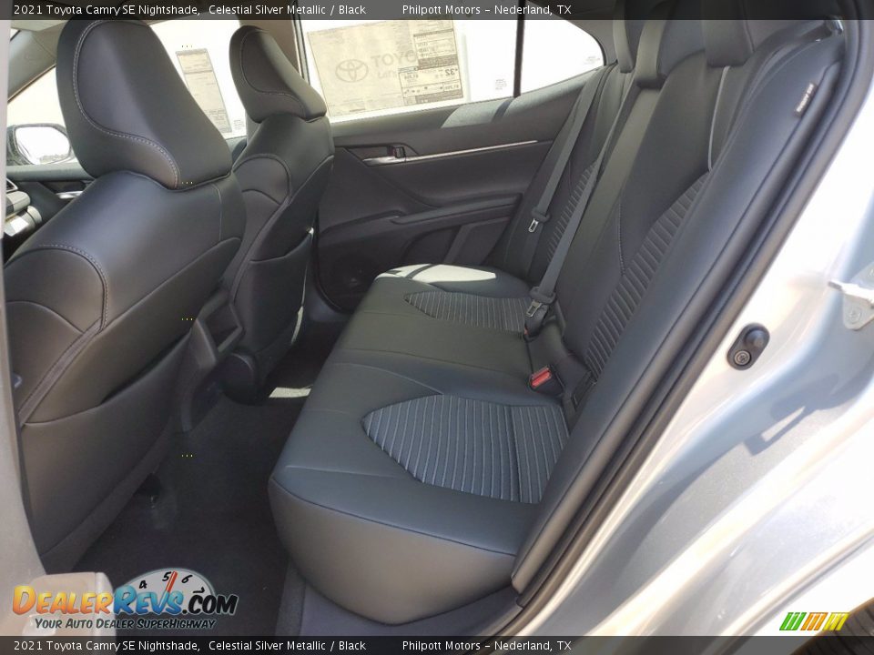 2021 Toyota Camry SE Nightshade Celestial Silver Metallic / Black Photo #6