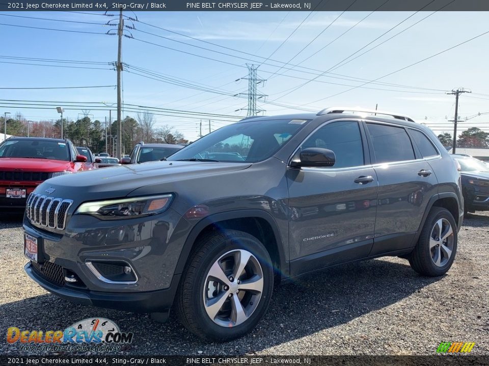 2021 Jeep Cherokee Limited 4x4 Sting-Gray / Black Photo #1