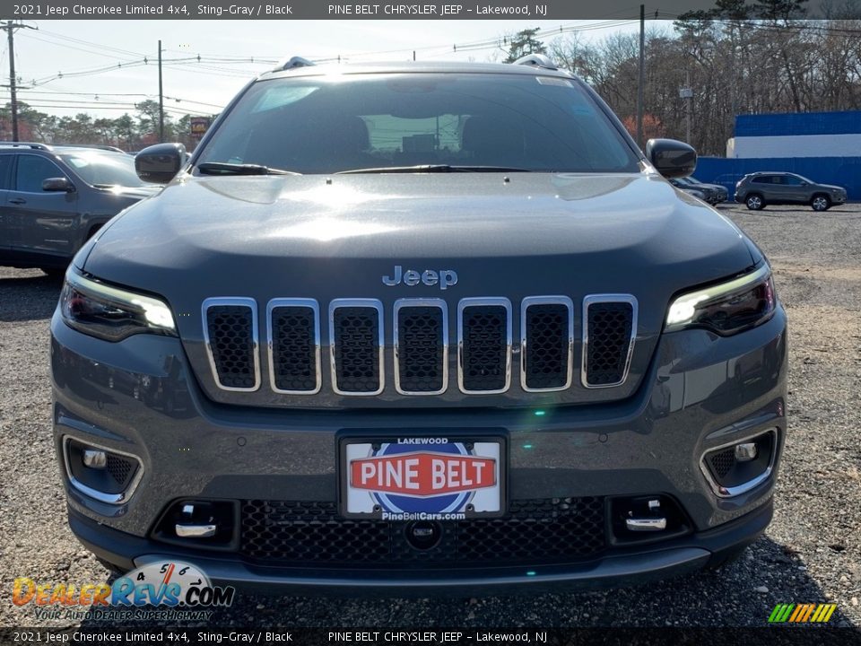 2021 Jeep Cherokee Limited 4x4 Sting-Gray / Black Photo #3