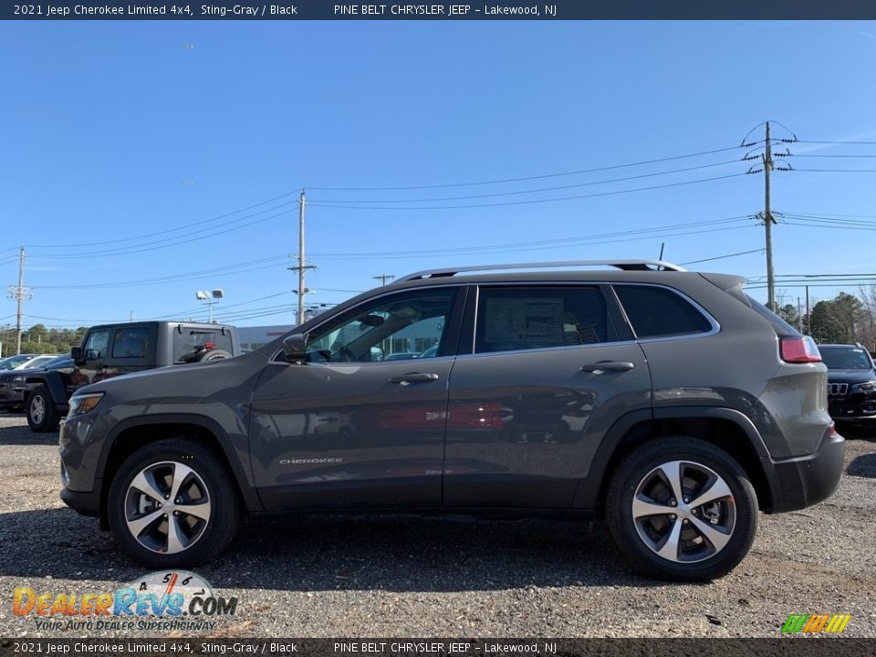 2021 Jeep Cherokee Limited 4x4 Sting-Gray / Black Photo #4