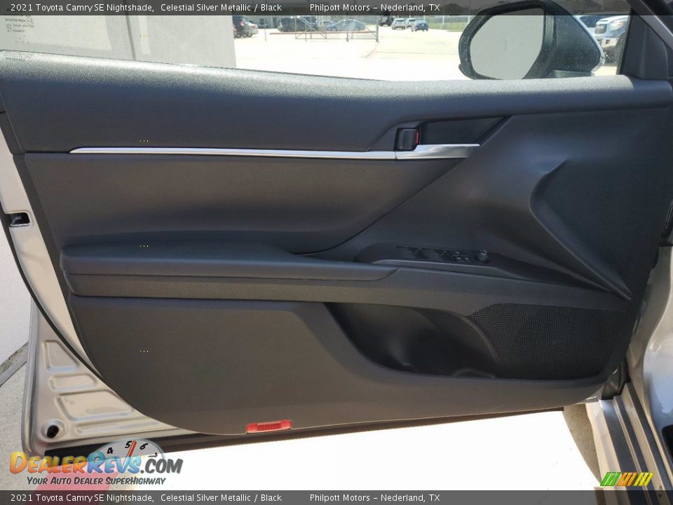 2021 Toyota Camry SE Nightshade Celestial Silver Metallic / Black Photo #13