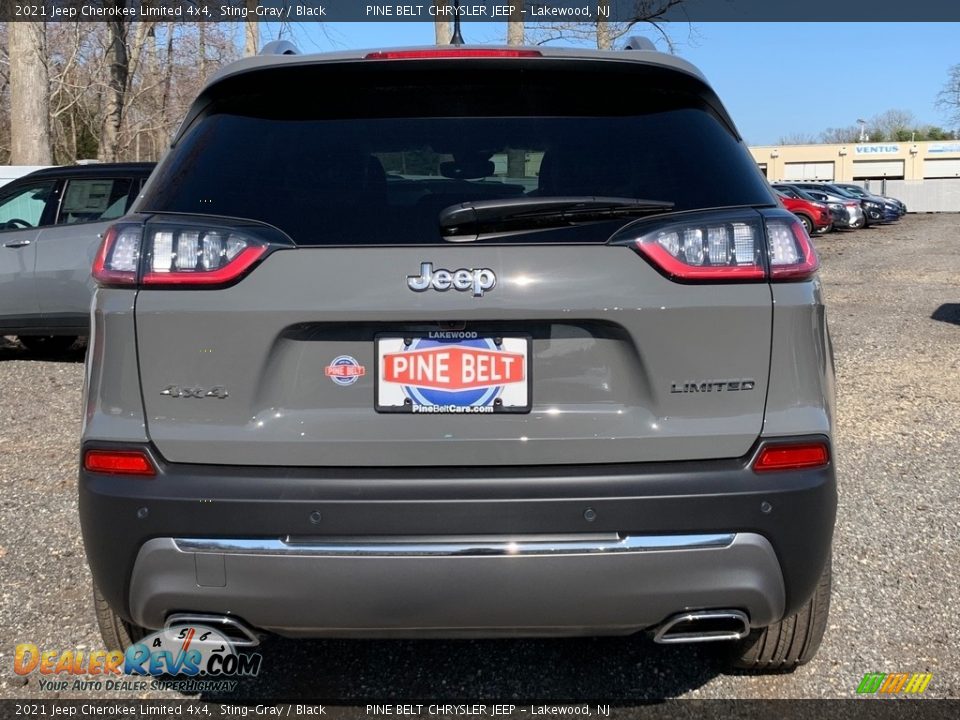 2021 Jeep Cherokee Limited 4x4 Sting-Gray / Black Photo #7