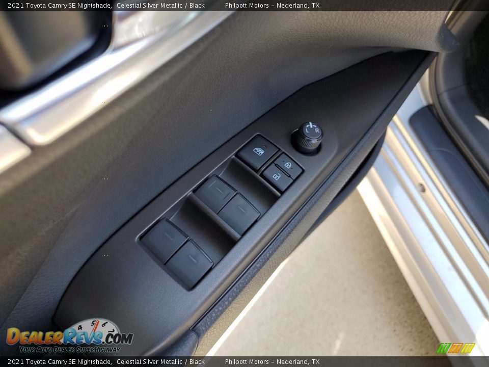 2021 Toyota Camry SE Nightshade Celestial Silver Metallic / Black Photo #14
