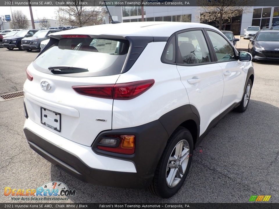 2021 Hyundai Kona SE AWD Chalk White / Black Photo #2