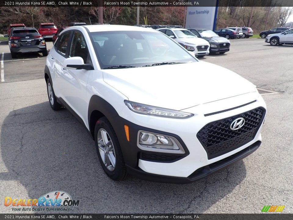 2021 Hyundai Kona SE AWD Chalk White / Black Photo #3