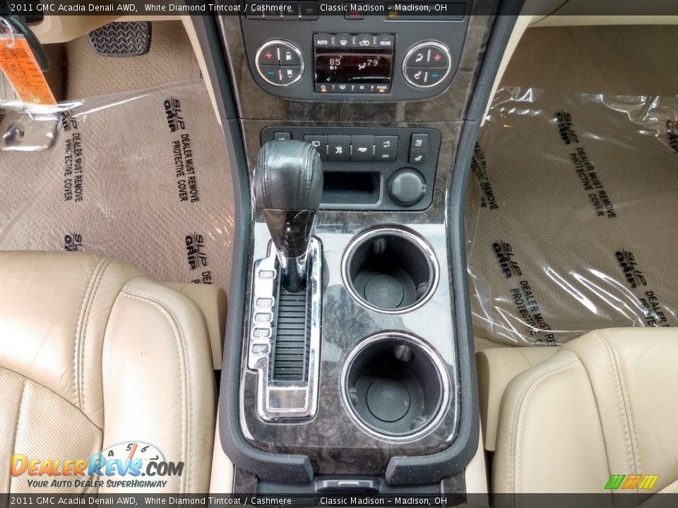 2011 GMC Acadia Denali AWD White Diamond Tintcoat / Cashmere Photo #14