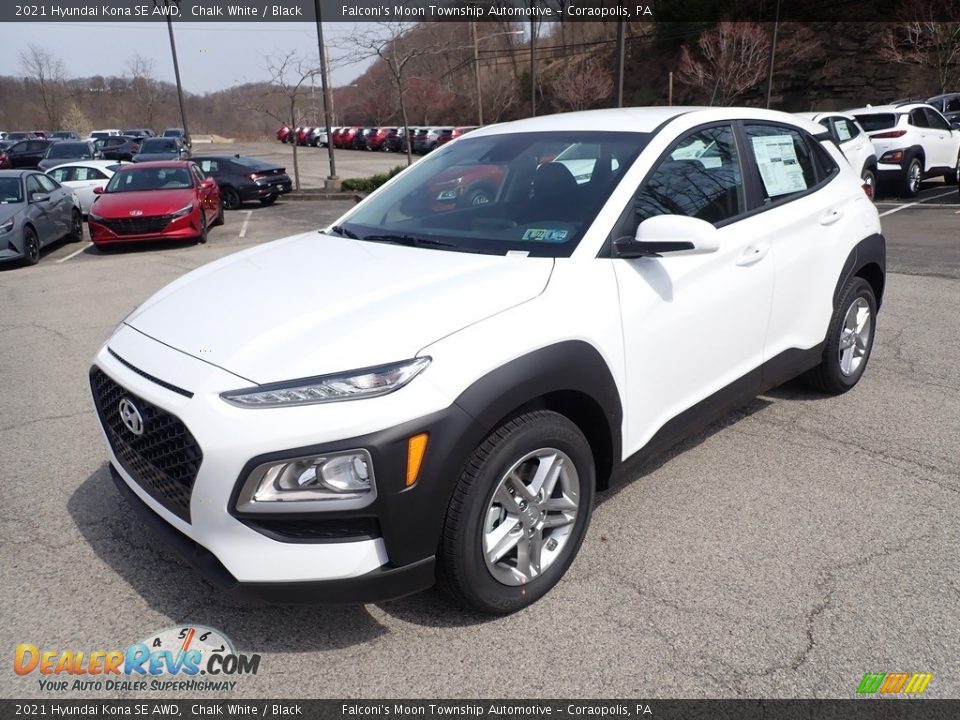 2021 Hyundai Kona SE AWD Chalk White / Black Photo #5