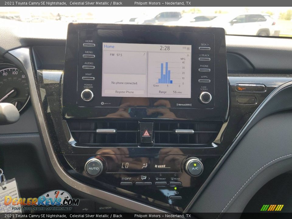 2021 Toyota Camry SE Nightshade Celestial Silver Metallic / Black Photo #18