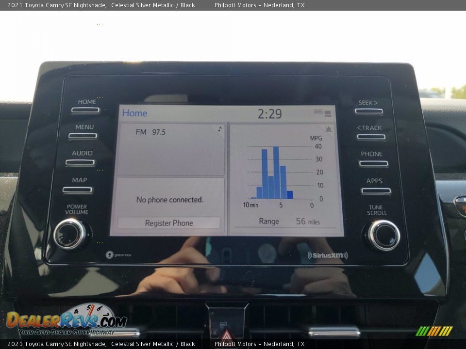 2021 Toyota Camry SE Nightshade Celestial Silver Metallic / Black Photo #19