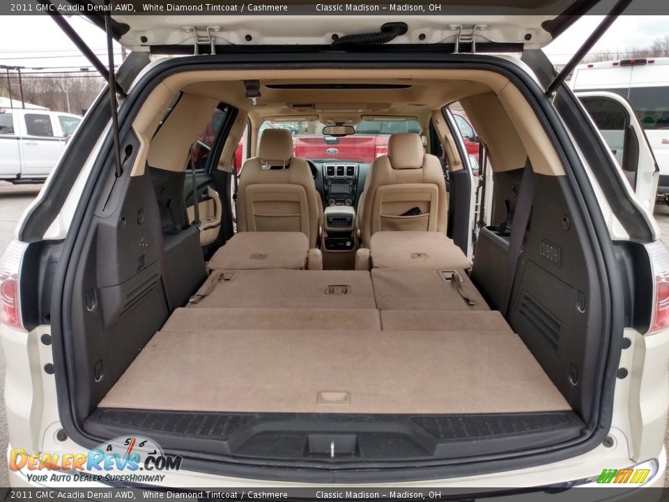 2011 GMC Acadia Denali AWD White Diamond Tintcoat / Cashmere Photo #19