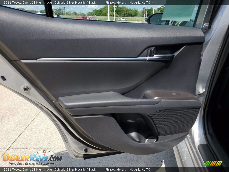 2021 Toyota Camry SE Nightshade Celestial Silver Metallic / Black Photo #22