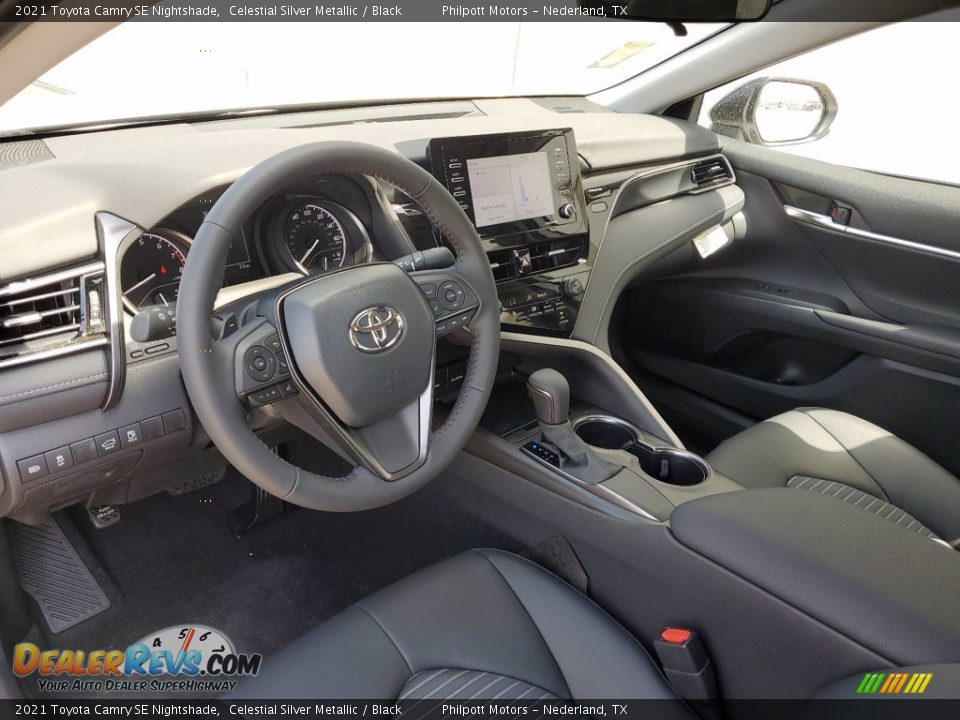 2021 Toyota Camry SE Nightshade Celestial Silver Metallic / Black Photo #24